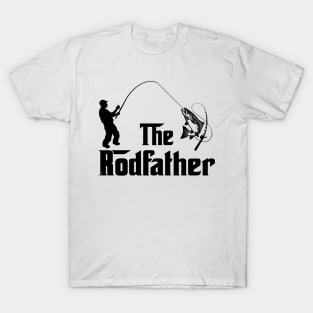 The Rodfather Funny Fishing Gift for Fisherman T-Shirt